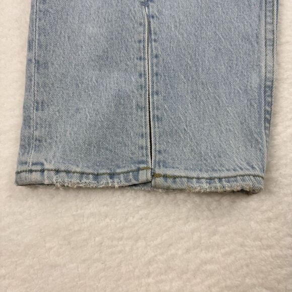 Abercrombie & Fitch Jeans Women's 36/22S Blue 90s Straight Ultra High Rise Denim - Picture 10 of 13